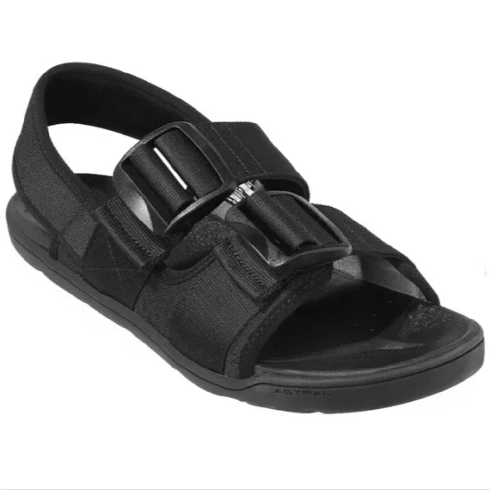 Astral Black Webber Sandals Size 9 New